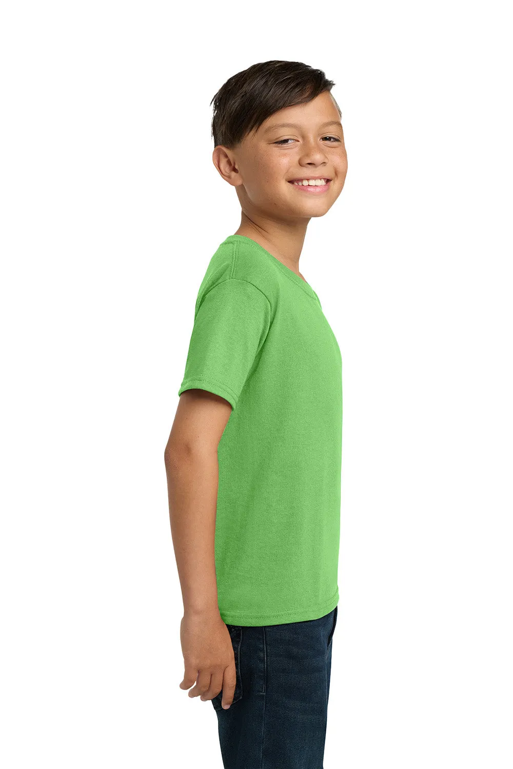 Jerzees Youth Dri-Power Moisture Wicking Short Sleeve Crewneck T-Shirt - Kiwi Green