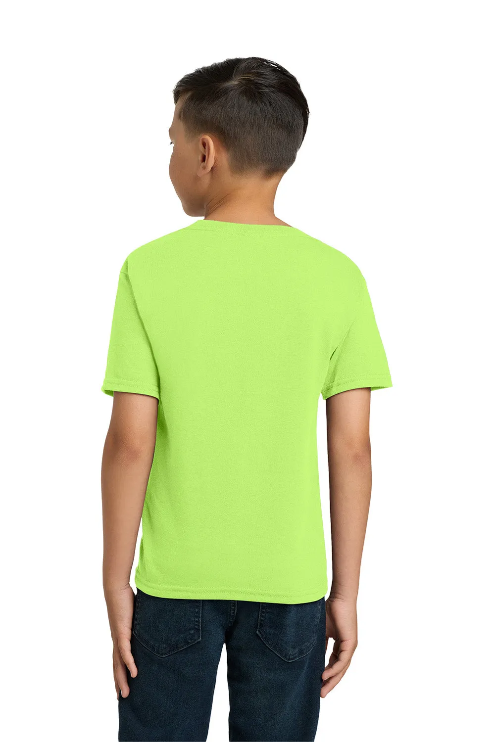 Jerzees Youth Dri-Power Moisture Wicking Short Sleeve Crewneck T-Shirt - Neon Green