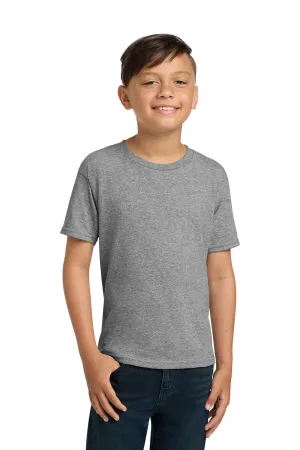 Jerzees Youth Dri-Power Moisture Wicking Short Sleeve Crewneck T-Shirt - Oxford Grey