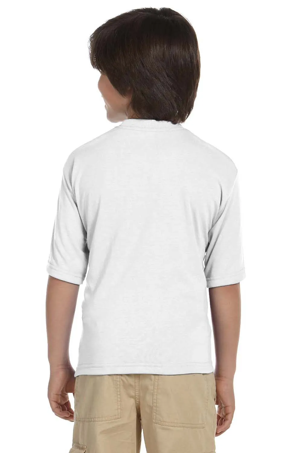 Jerzees Youth Dri-Power Moisture Wicking Short Sleeve Crewneck T-Shirt - White