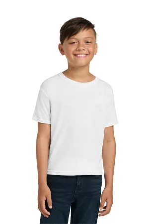Jerzees Youth Dri-Power Moisture Wicking Short Sleeve Crewneck T-Shirt - White