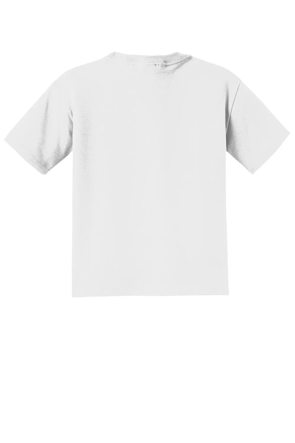 Jerzees Youth Dri-Power Moisture Wicking Short Sleeve Crewneck T-Shirt - White