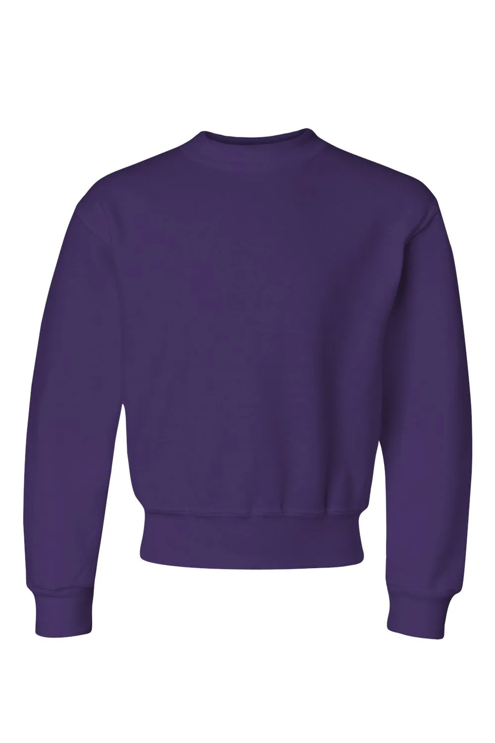 Jerzees Youth NuBlend Fleece Crewneck Sweatshirt - Deep Purple