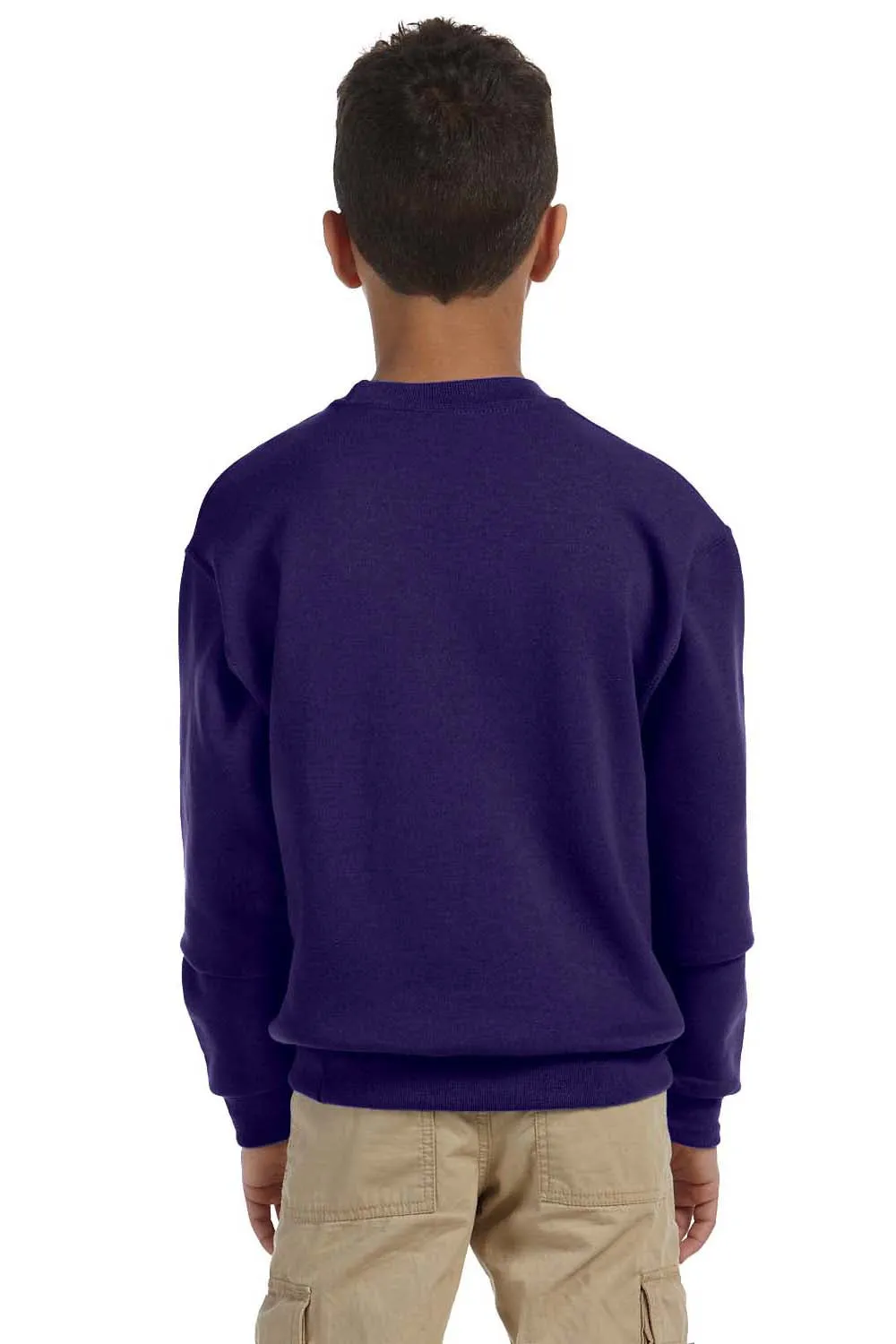 Jerzees Youth NuBlend Fleece Crewneck Sweatshirt - Deep Purple