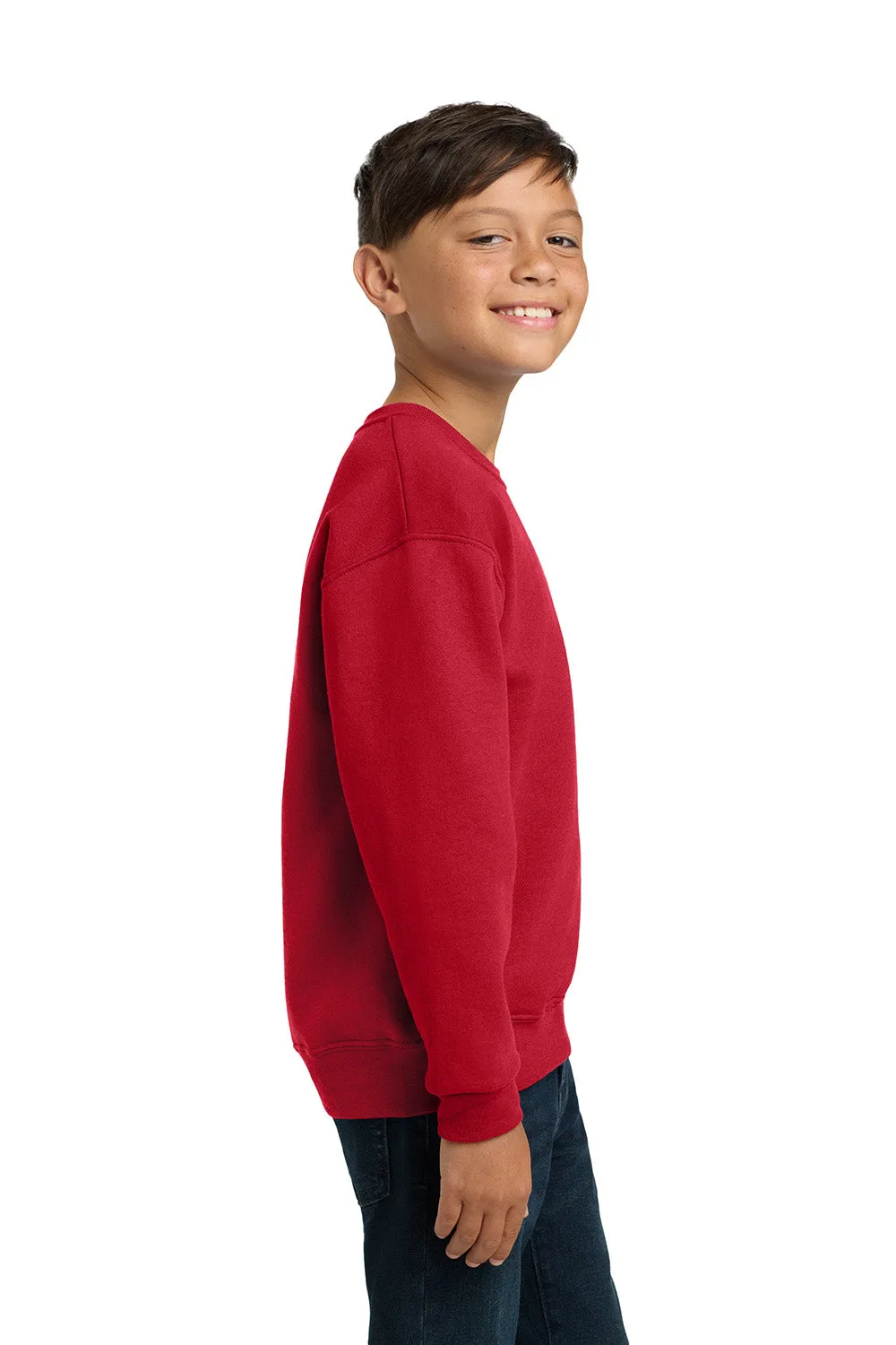 Jerzees Youth NuBlend Fleece Crewneck Sweatshirt - True Red