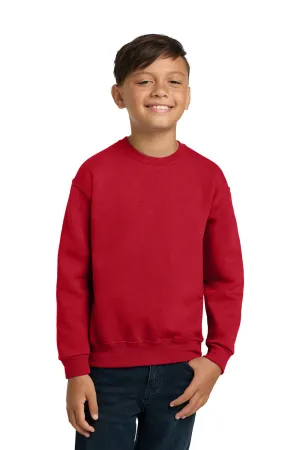 Jerzees Youth NuBlend Fleece Crewneck Sweatshirt - True Red