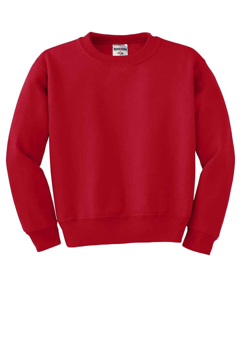 Jerzees Youth NuBlend Fleece Crewneck Sweatshirt - True Red