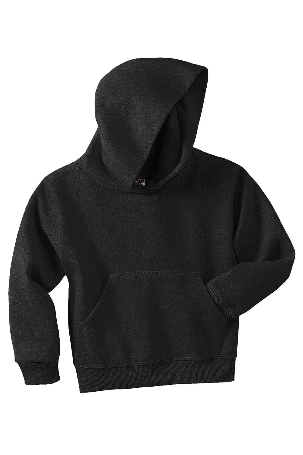 Jerzees Youth NuBlend Pill Resistant Fleece Hooded Sweatshirt Hoodie w/ Pouch Pocket - Black