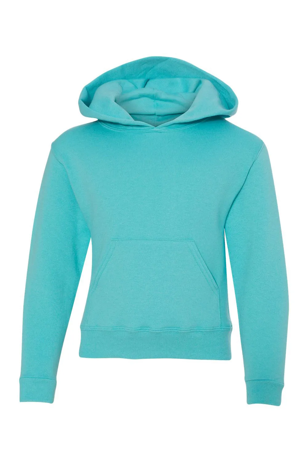 Jerzees Youth NuBlend Pill Resistant Fleece Hooded Sweatshirt Hoodie w/ Pouch Pocket - Scuba Blue