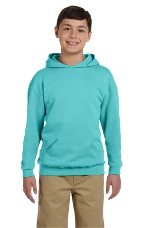 Jerzees Youth NuBlend Pill Resistant Fleece Hooded Sweatshirt Hoodie w/ Pouch Pocket - Scuba Blue