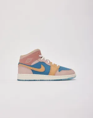 Jordan Air Jordan 1 Mid 'Sneaker School' Grade-School
