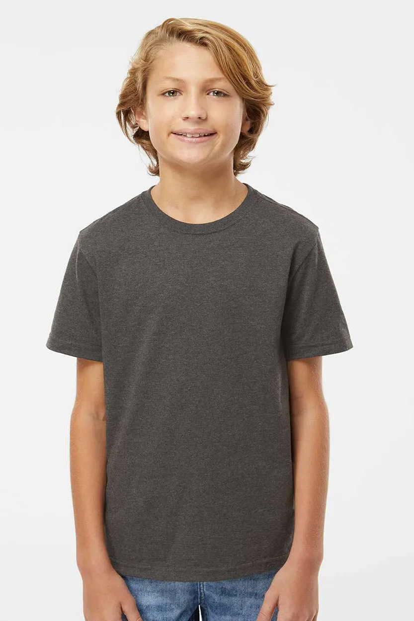Kastlfel Youth Recycled Soft Short Sleeve Crewneck T-Shirt - Carbon Grey