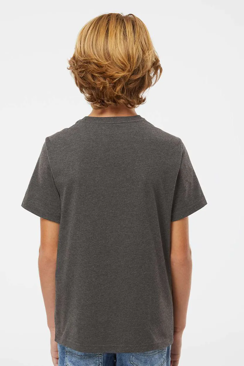 Kastlfel Youth Recycled Soft Short Sleeve Crewneck T-Shirt - Carbon Grey