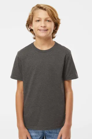 Kastlfel Youth Recycled Soft Short Sleeve Crewneck T-Shirt - Carbon Grey