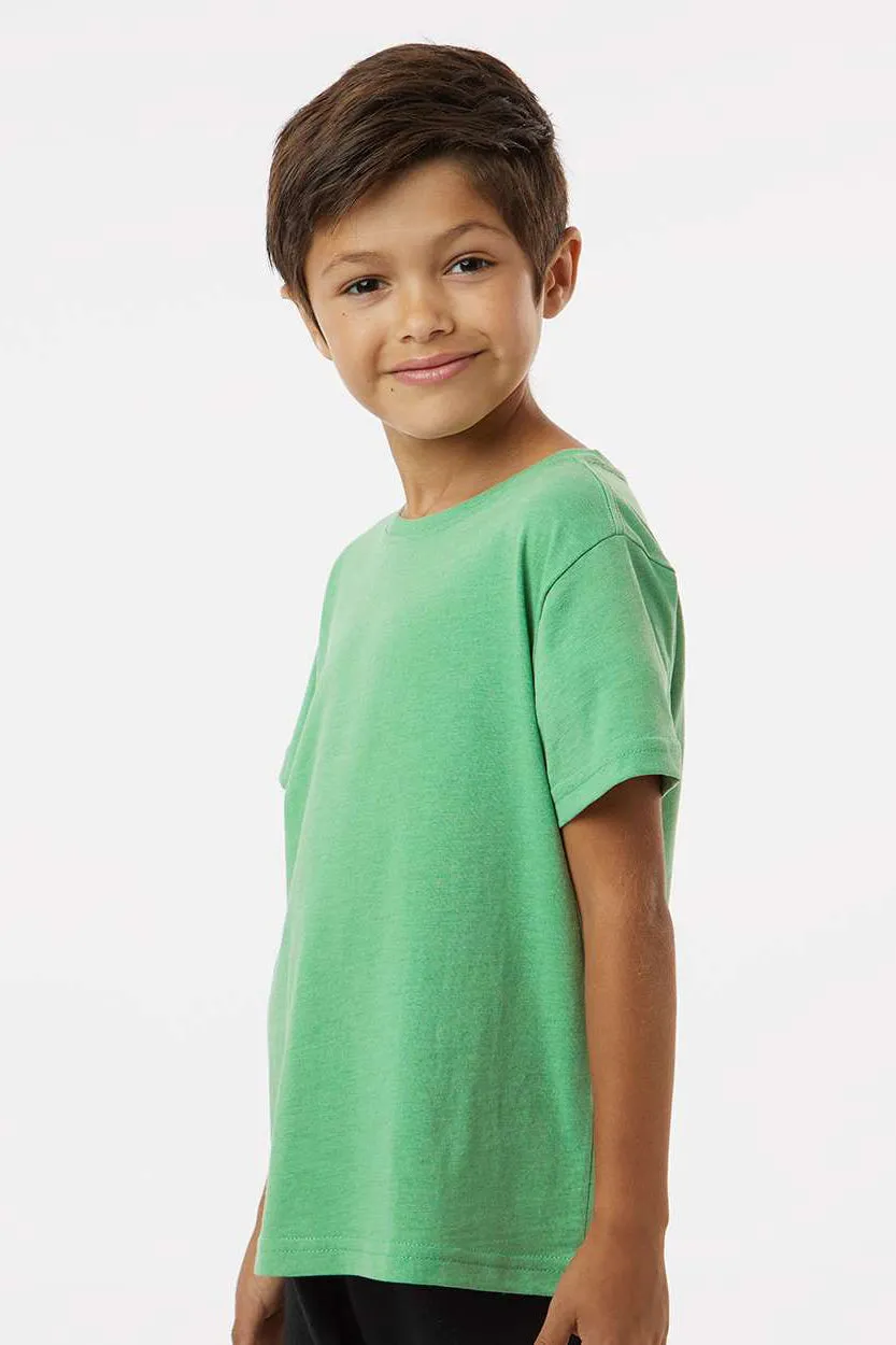 Kastlfel Youth Recycled Soft Short Sleeve Crewneck T-Shirt - Green