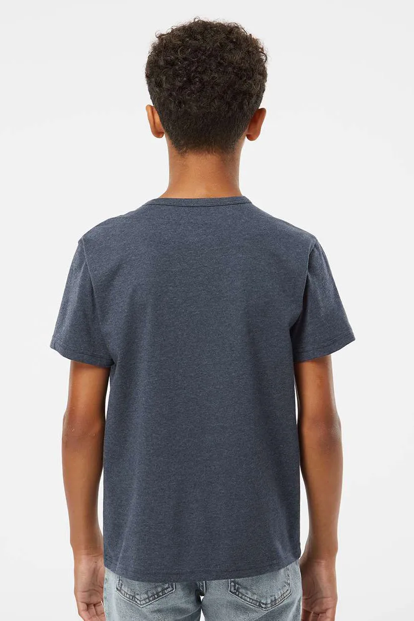 Kastlfel Youth Recycled Soft Short Sleeve Crewneck T-Shirt - Midnight Blue
