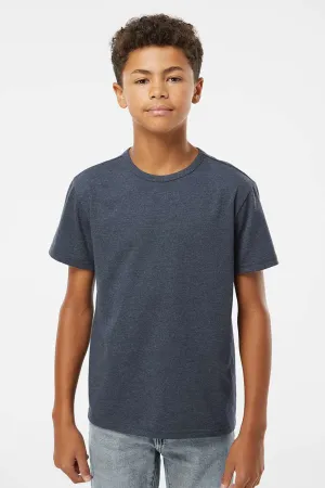Kastlfel Youth Recycled Soft Short Sleeve Crewneck T-Shirt - Midnight Blue