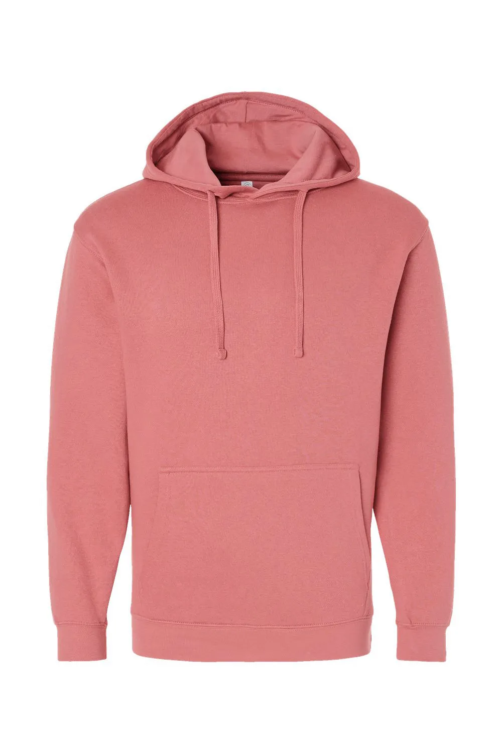 LAT Mens Elevated Fleece Basic Hooded Sweatshirt Hoodie w/ Pouch Pocket - Mauvelous Pink