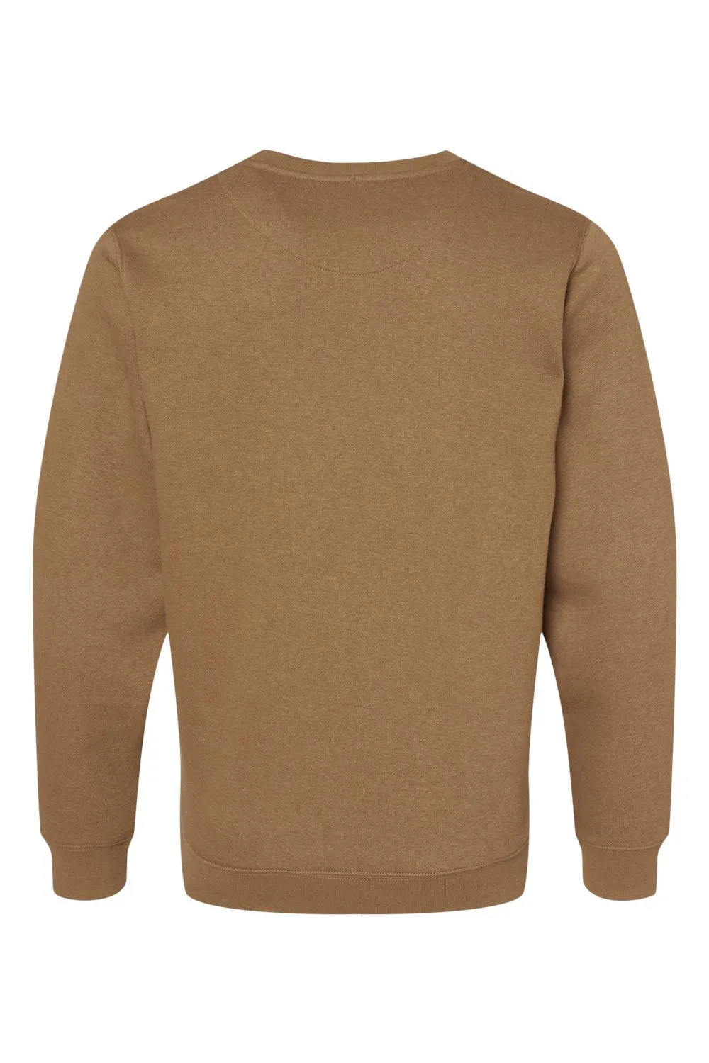 LAT Mens Elevated Fleece Crewneck Sweatshirt - Coyote Brown
