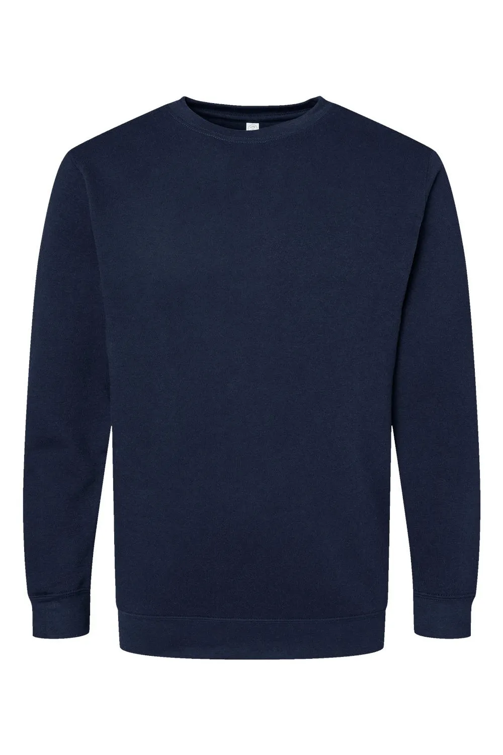 LAT Mens Elevated Fleece Crewneck Sweatshirt - Navy Blue