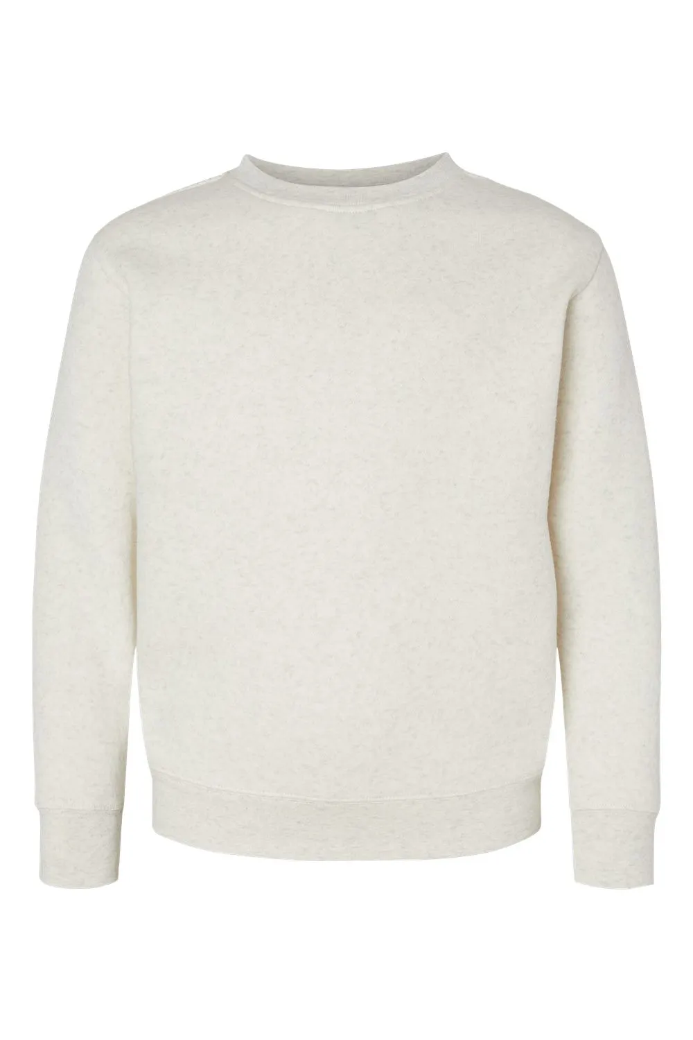 LAT Youth Elevated Fleece Crewneck Sweatshirt - Heather Natural