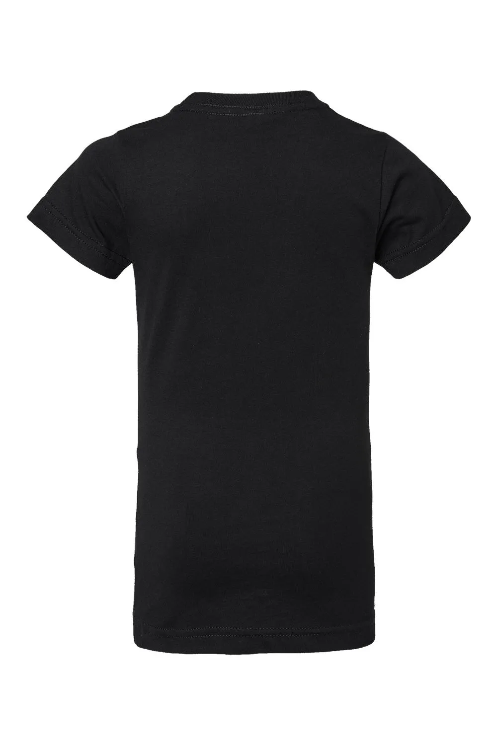 LAT Youth Fine Jersey Short Sleeve Crewneck T-Shirt - Black