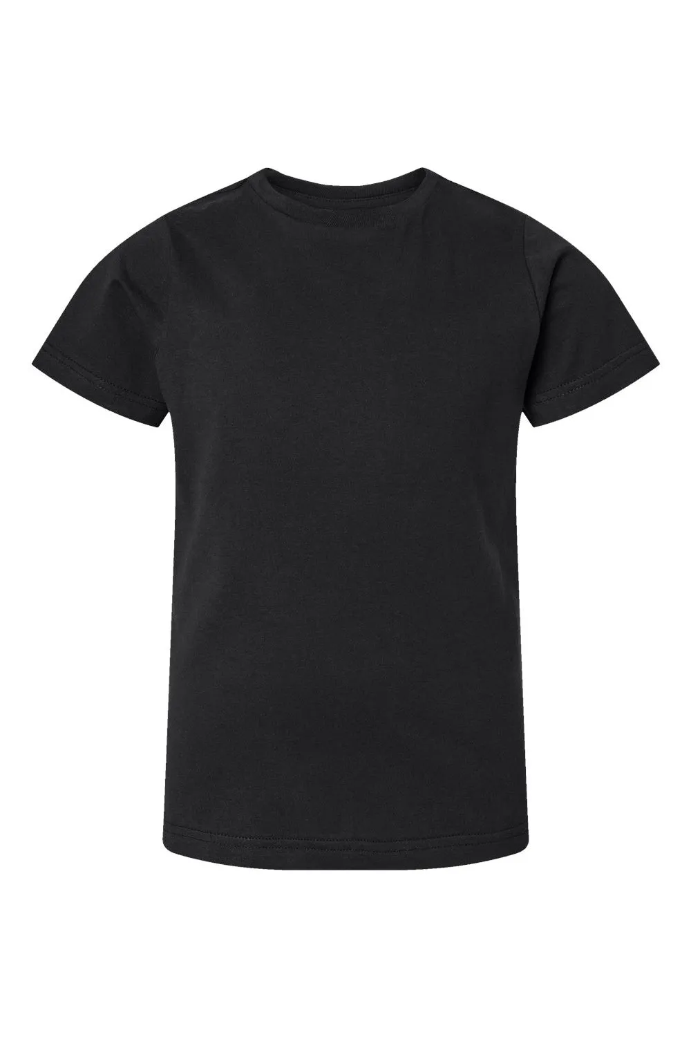 LAT Youth Fine Jersey Short Sleeve Crewneck T-Shirt - Black