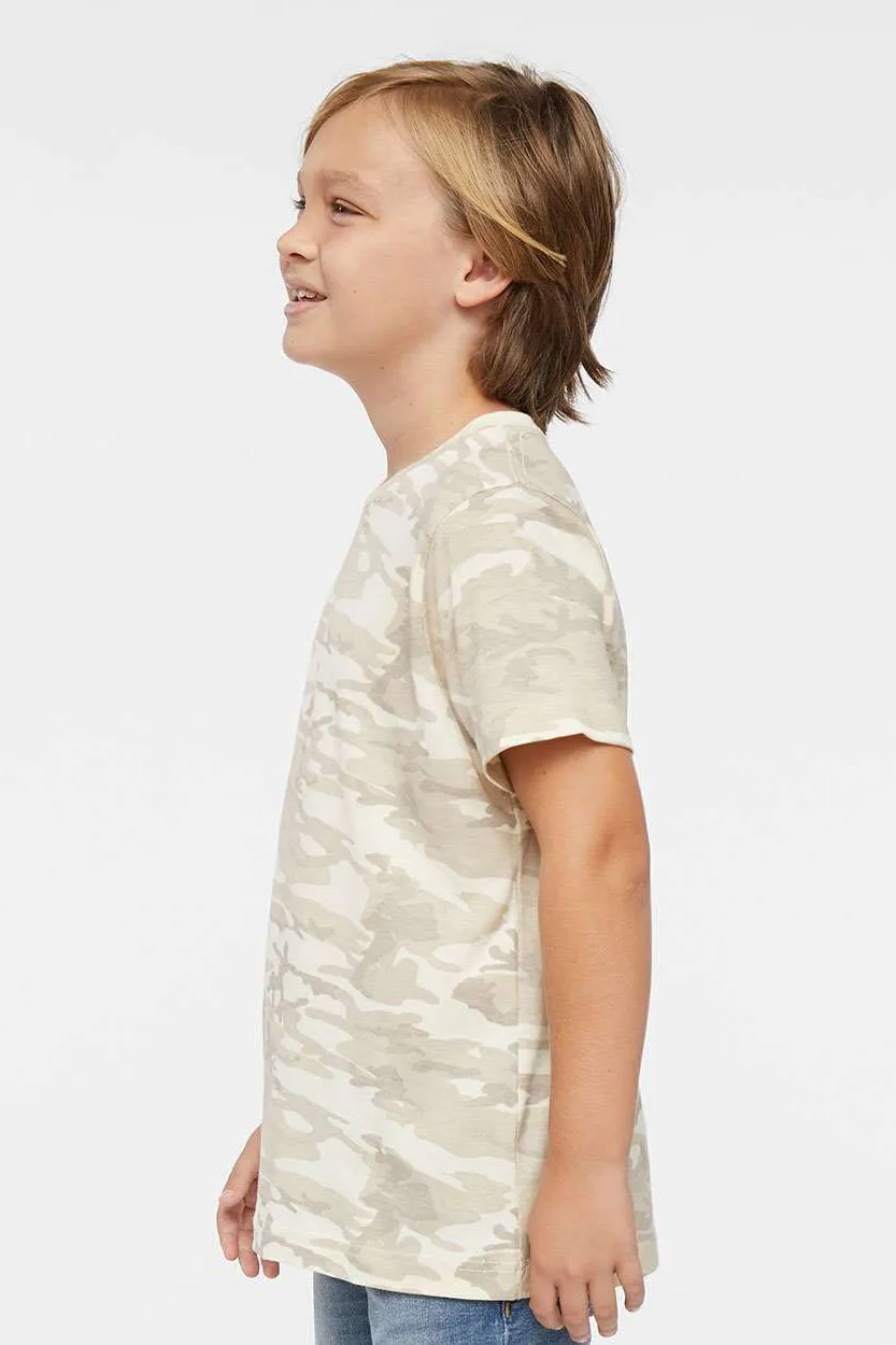 LAT Youth Fine Jersey Short Sleeve Crewneck T-Shirt - Natural Camo