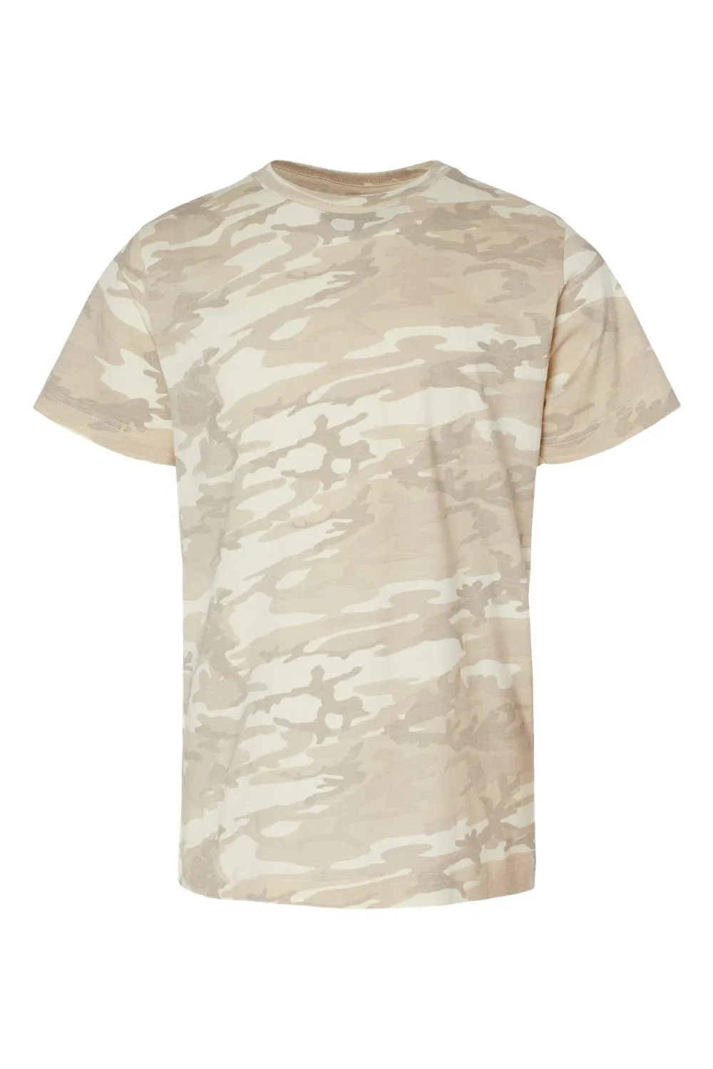 LAT Youth Fine Jersey Short Sleeve Crewneck T-Shirt - Natural Camo