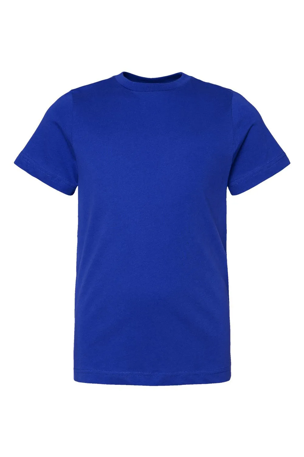 LAT Youth Fine Jersey Short Sleeve Crewneck T-Shirt - Royal Blue