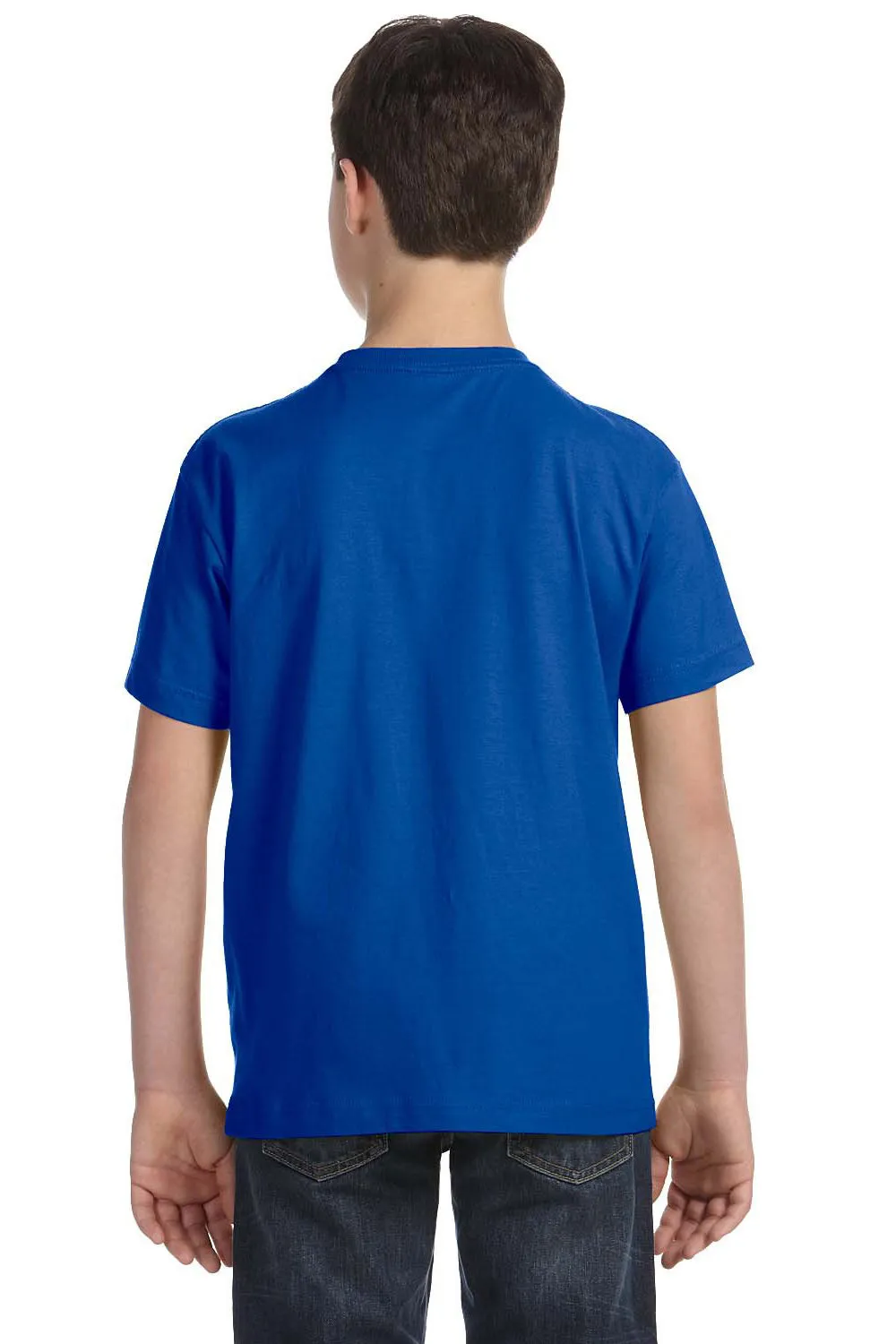 LAT Youth Fine Jersey Short Sleeve Crewneck T-Shirt - Royal Blue