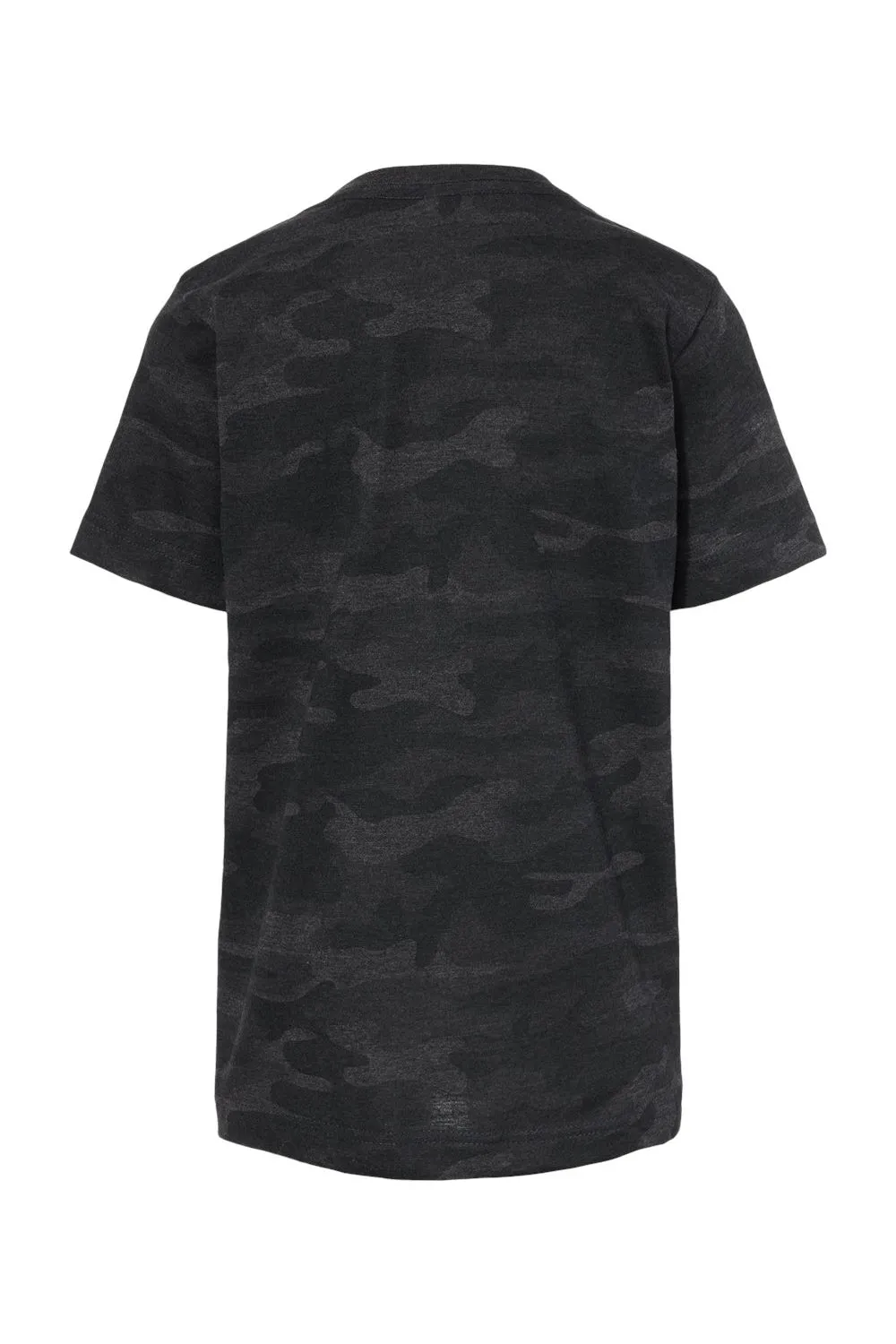 LAT Youth Fine Jersey Short Sleeve Crewneck T-Shirt - Storm Camo