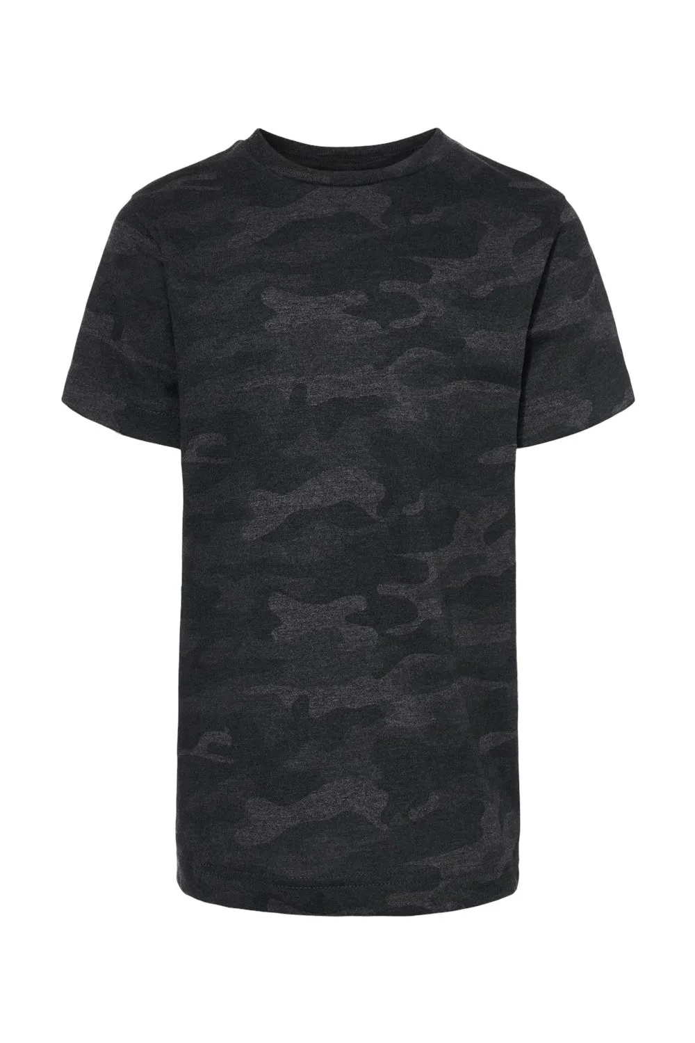 LAT Youth Fine Jersey Short Sleeve Crewneck T-Shirt - Storm Camo