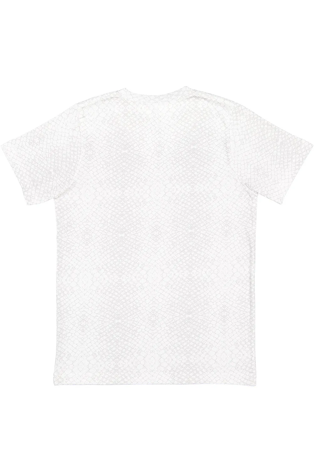 LAT Youth Fine Jersey Short Sleeve Crewneck T-Shirt - White Reptile