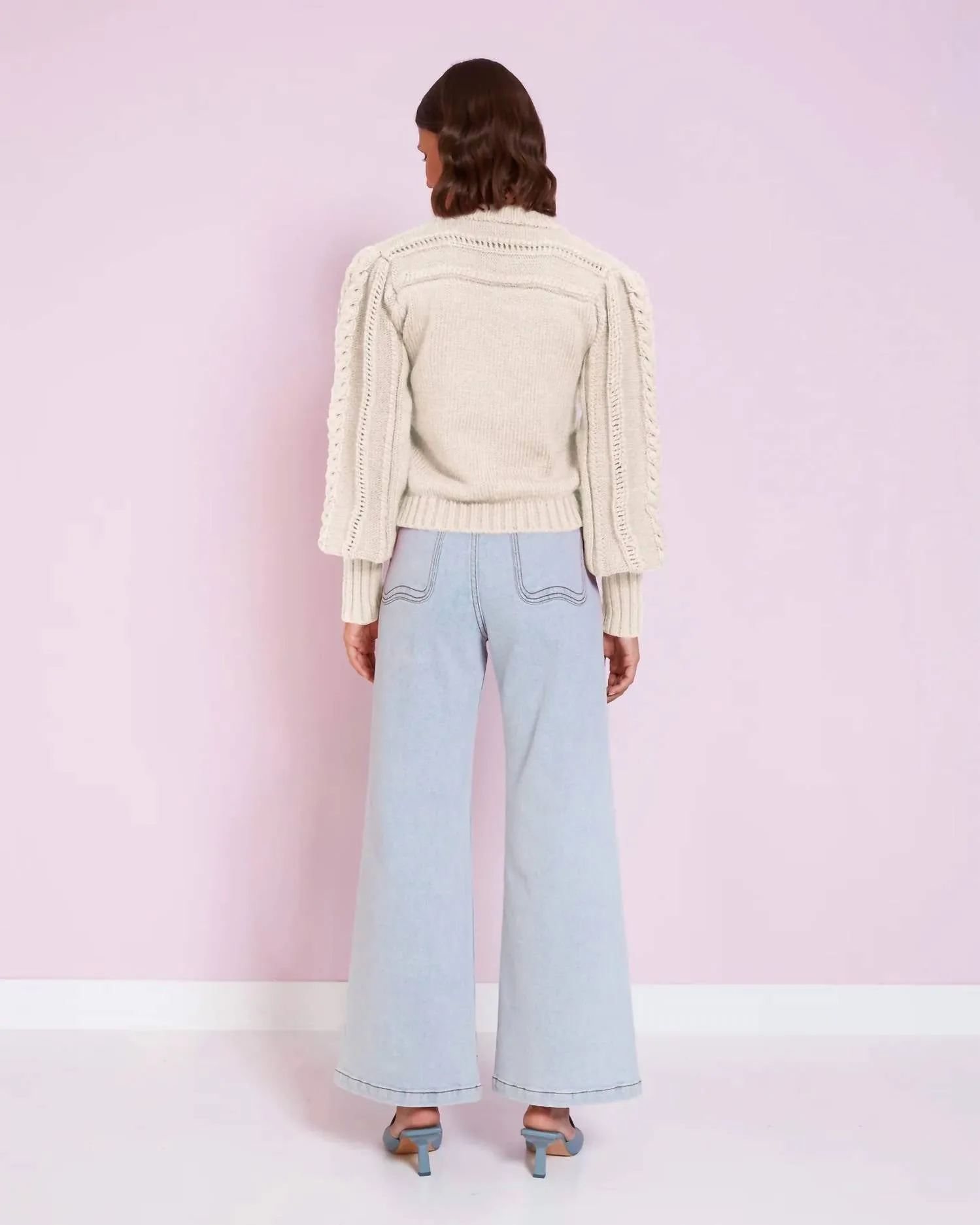 Lea Sweater In Ecru