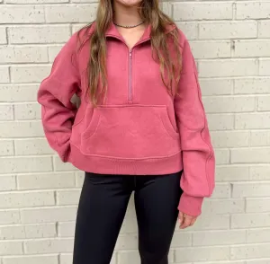 Lou Lou Pullover In Blush