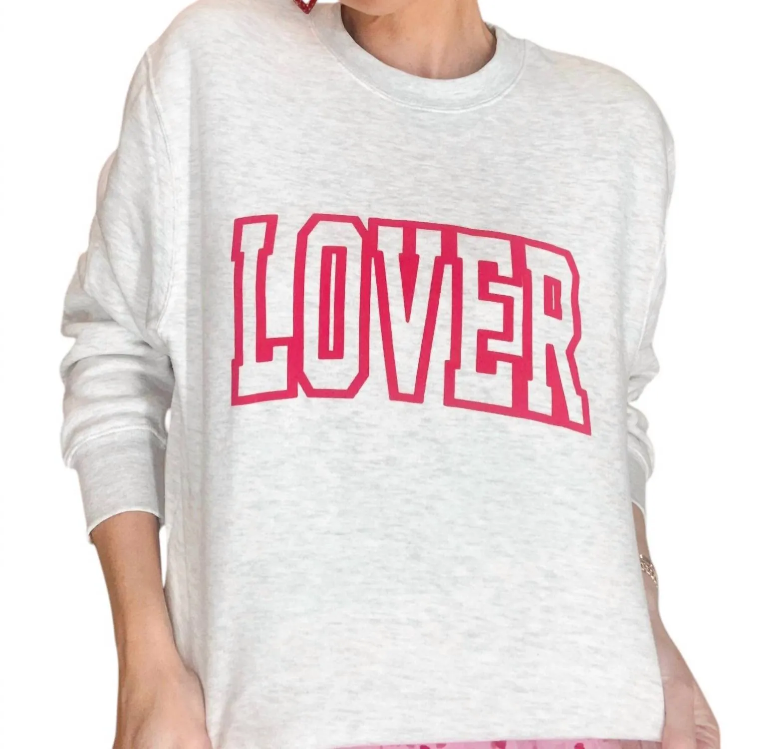 Lover Sweatshirt In Oatmeal