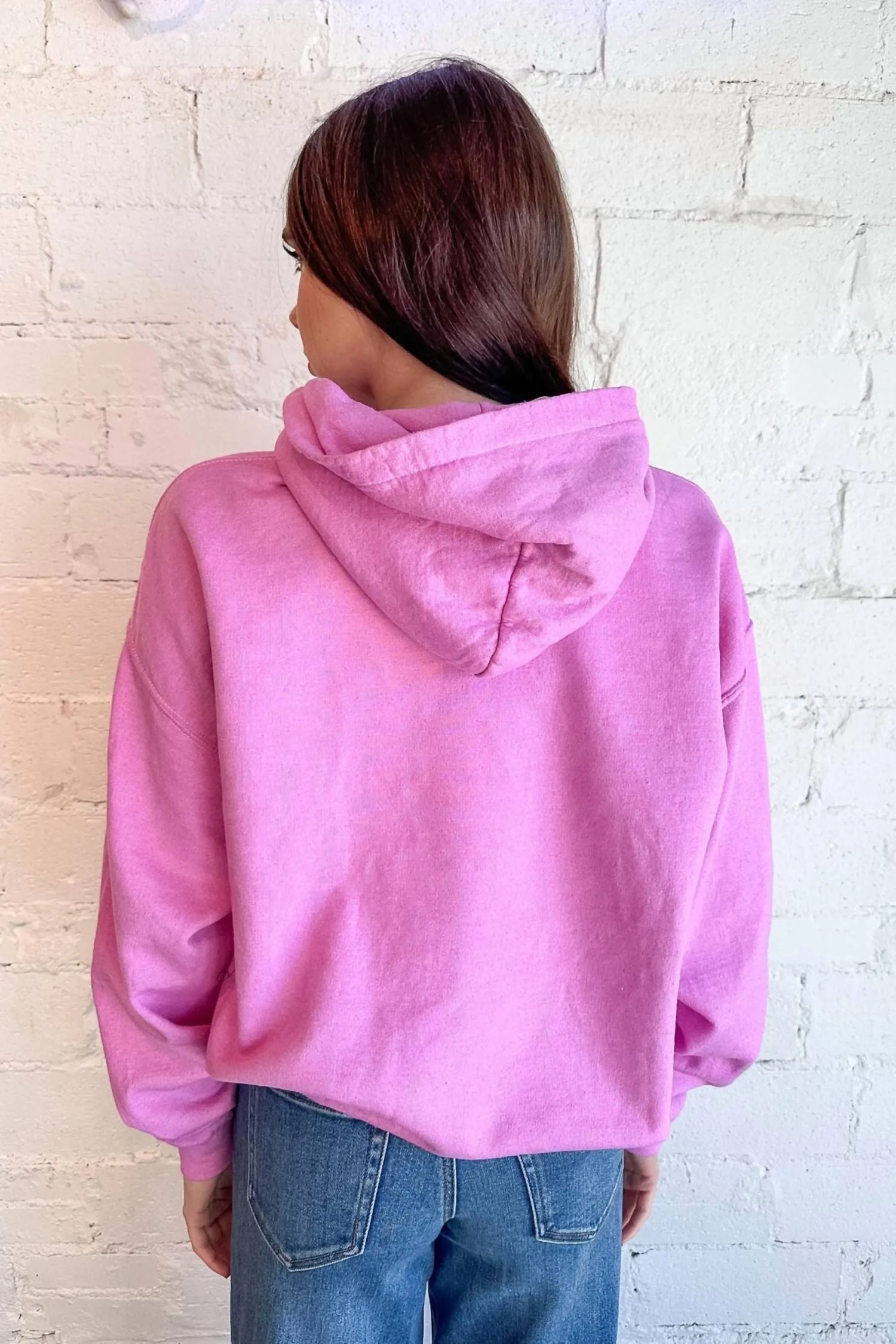 Lowen Sun Faded Hoodie In Faded Rose Violet