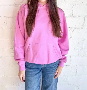 Lowen Sun Faded Hoodie In Faded Rose Violet