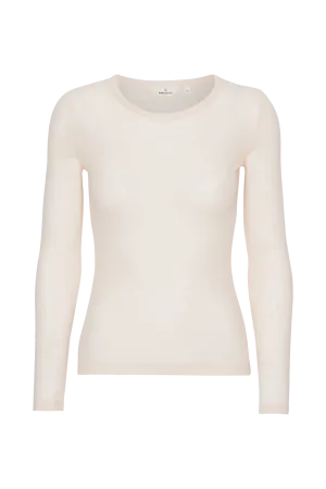 Lublina LS Tee - Natural melange
