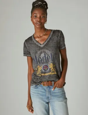 Lucky Brand Modelo Especial V Neck 001 Lucky Black Lucky Brand