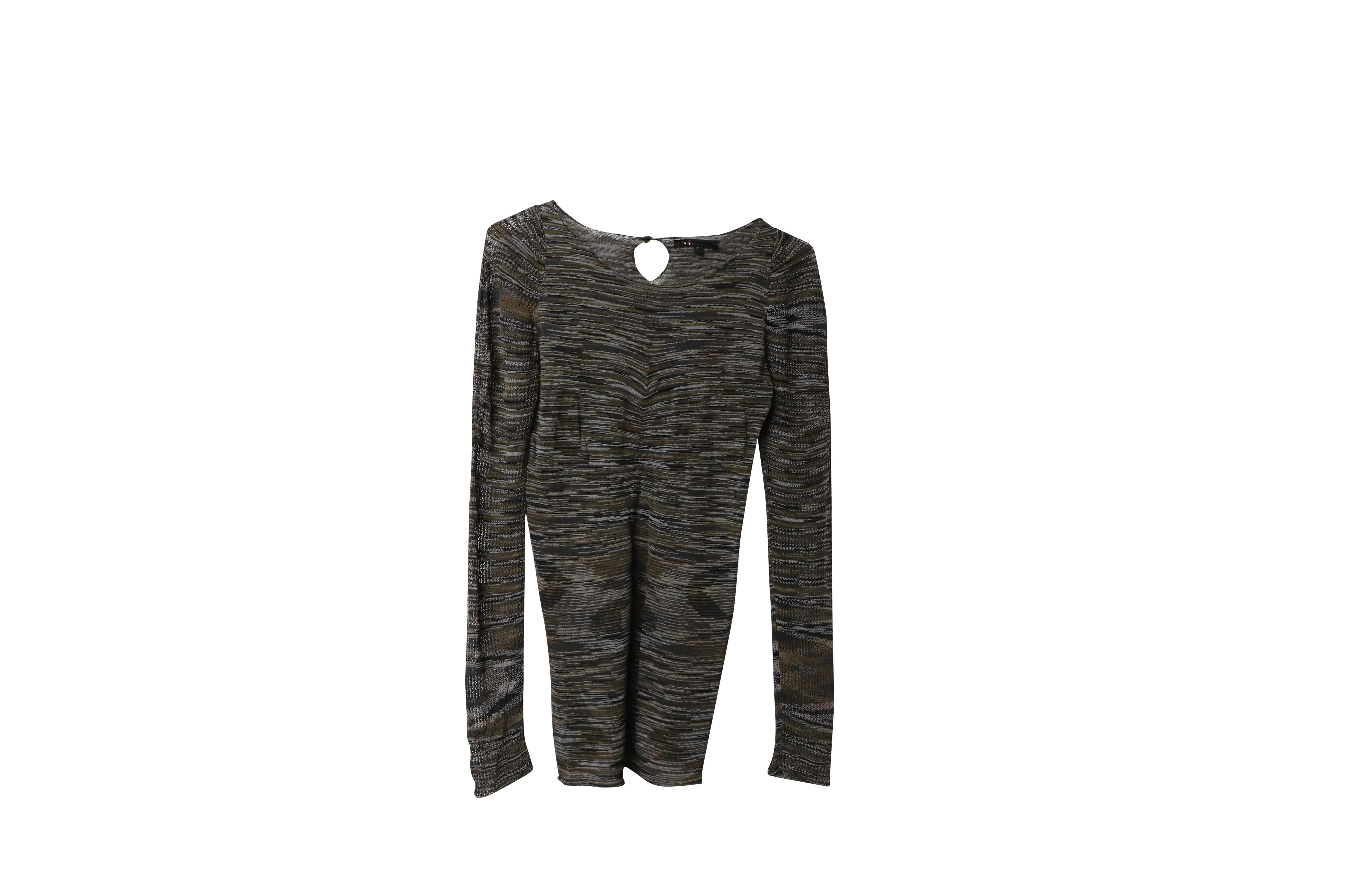 Maje Knitted Top and Scarf in Multicolor Viscose