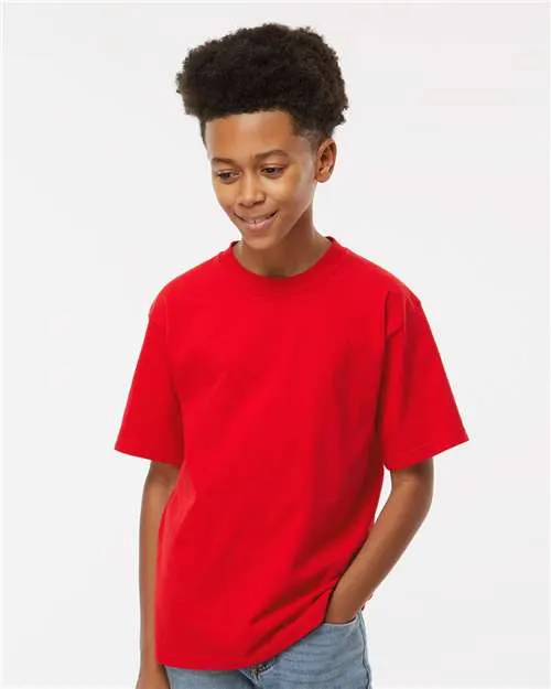 M&O 4850 Youth Gold Soft Touch T-Shirt