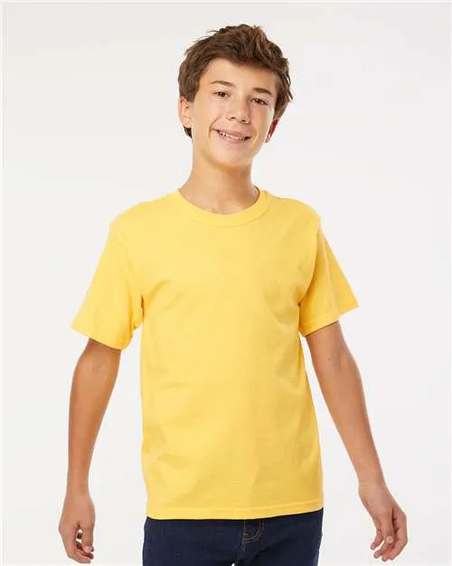 M&O 4850 Youth Gold Soft Touch T-Shirt