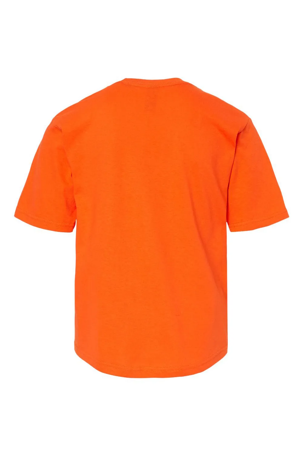 M&O Youth Gold Soft Touch Short Sleeve Crewneck T-Shirt - Orange