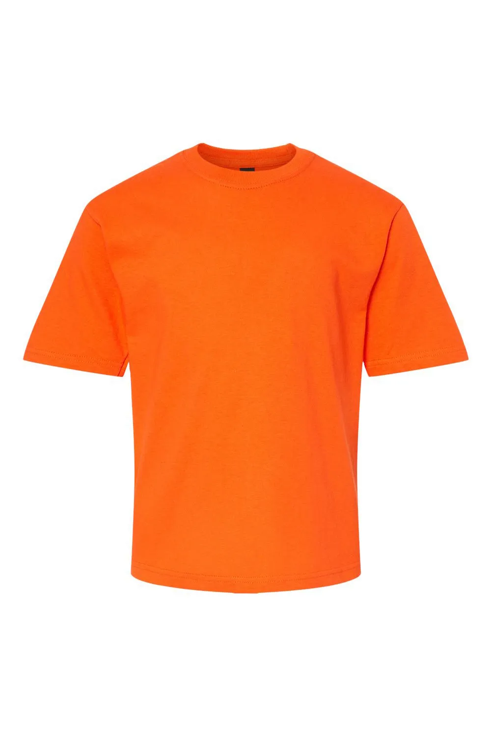 M&O Youth Gold Soft Touch Short Sleeve Crewneck T-Shirt - Orange