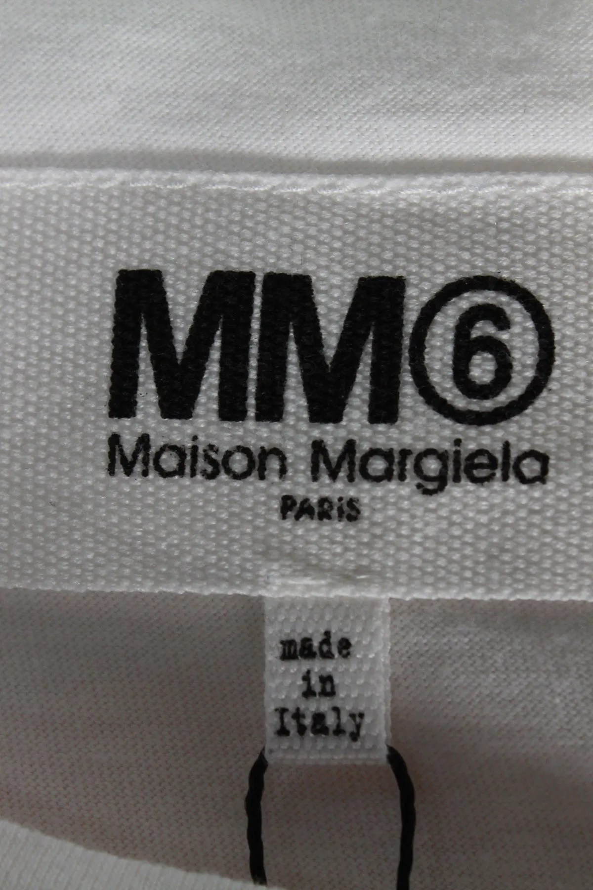 MM6 Maison Margiela T-Shirt in White Cotton