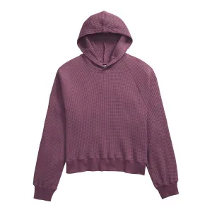 Mock Neck Chabot Hoodie In Midnight Mauve