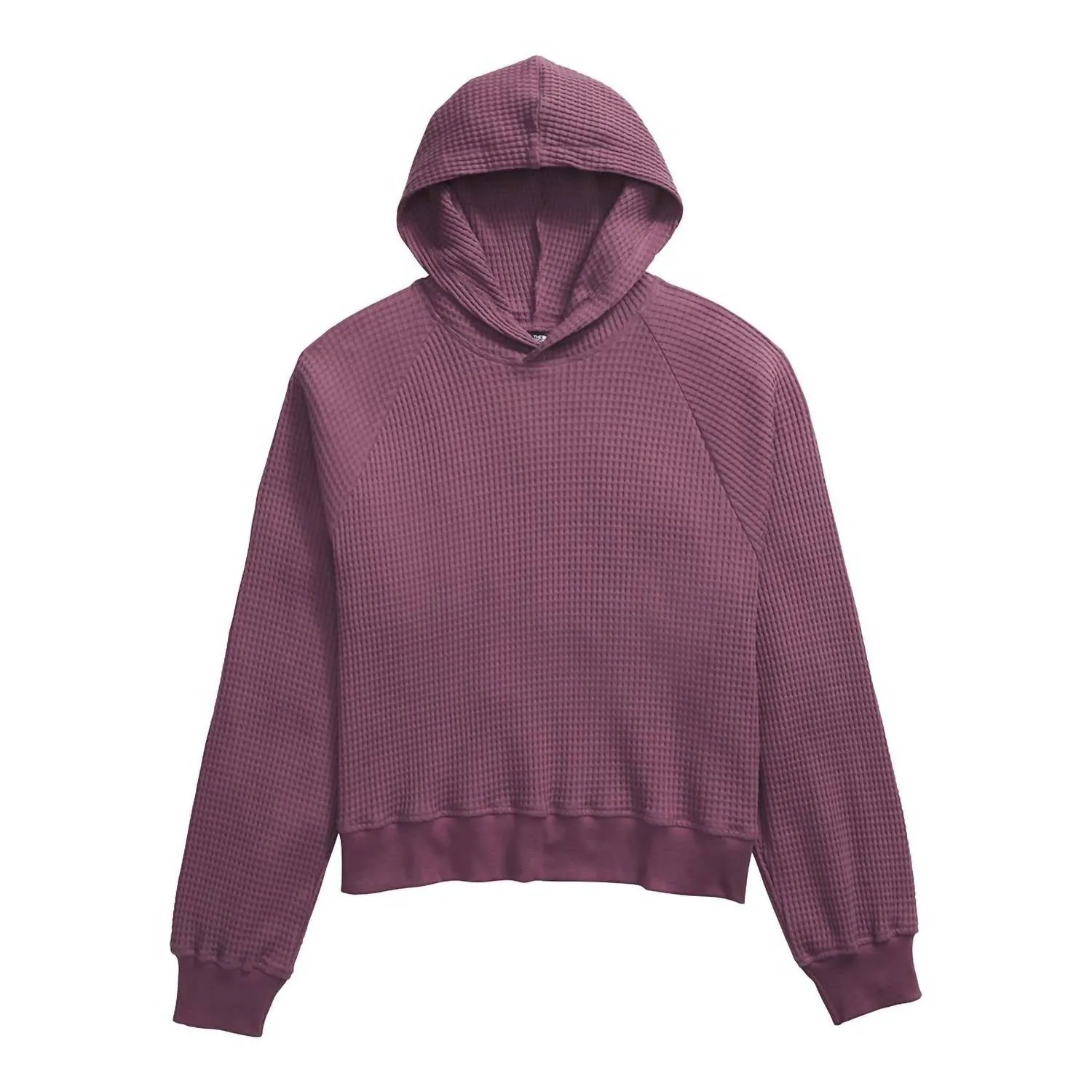 Mock Neck Chabot Hoodie In Midnight Mauve