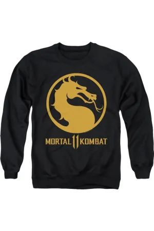 Mortal Kombat 11 Dragon Logo Adult Crewneck Sweatshirt